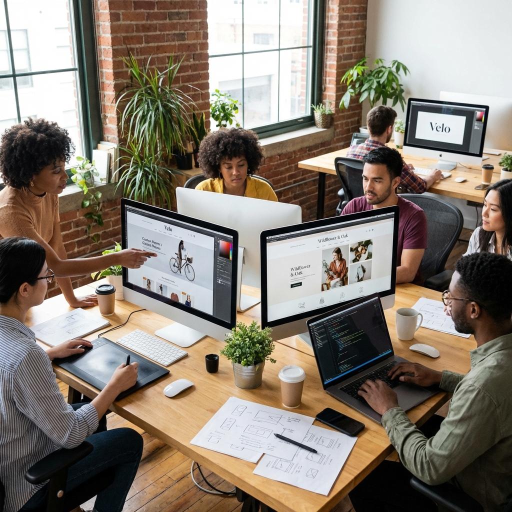 E-commerce agency team